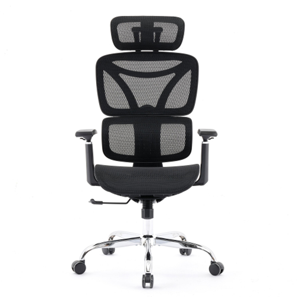Evesham Mesh Fabric Home and Office Chair in Black