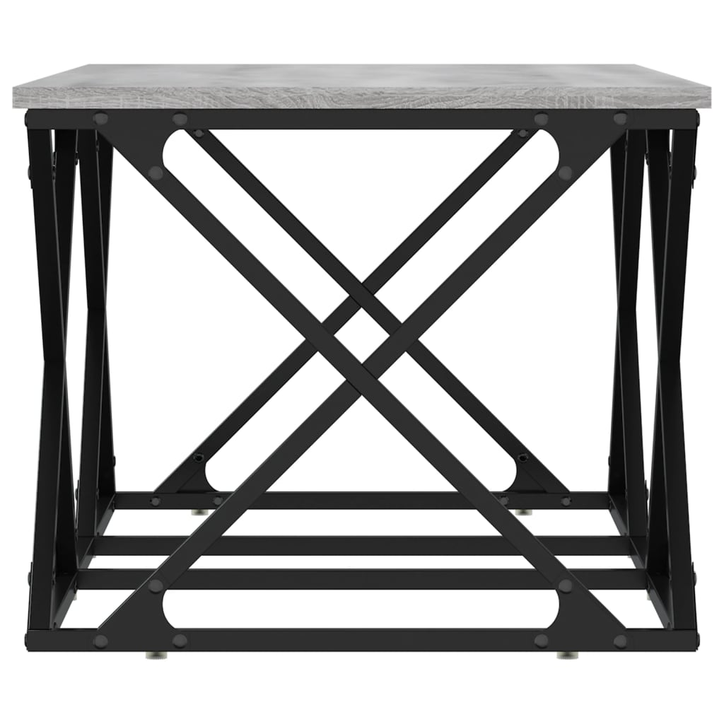 Exeter Wooden Coffee Table Rectangular In Grey Sonoma Oak