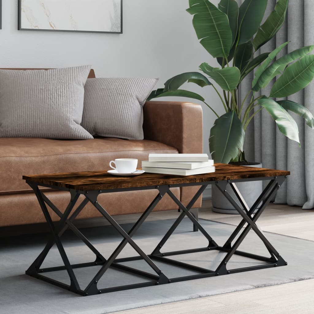 Read more about Exeter wooden coffee table rectangular in smoked oak