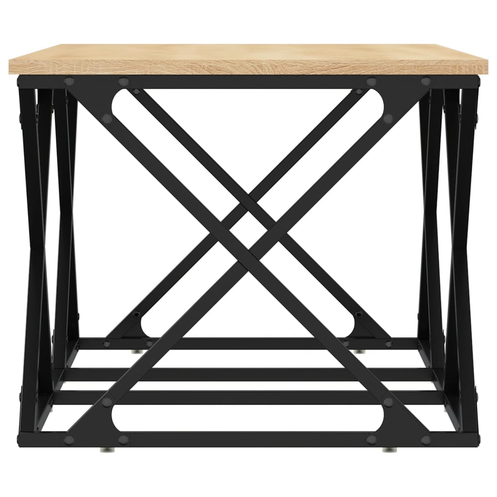 Exeter Wooden Coffee Table Rectangular In Sonoma Oak