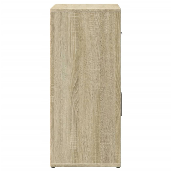 Exeter Wooden Sideboard With 2 Doors 1 Drawers In Sonoma Oak