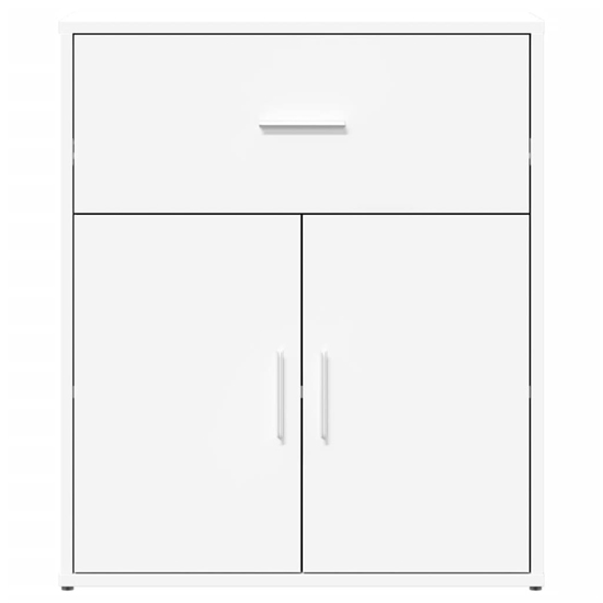 Exeter Wooden Sideboard With 2 Doors 1 Drawers In White