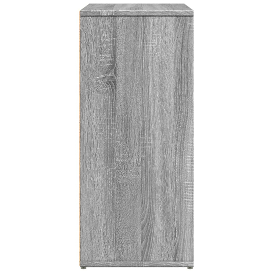 Exeter Wooden Sideboard With 2 Doors 2 Drawers In Grey Sonoma
