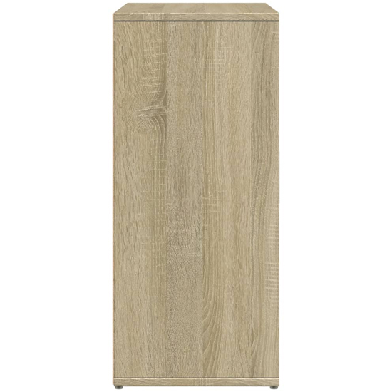 Exeter Wooden Sideboard With 2 Doors 2 Drawers In Sonoma Oak