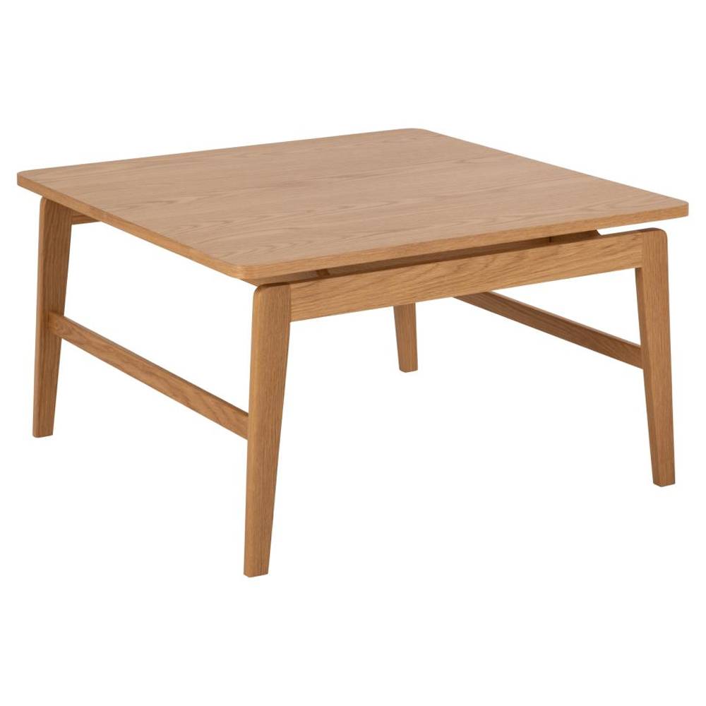Exeter Wooden Square Coffee Table In Oak