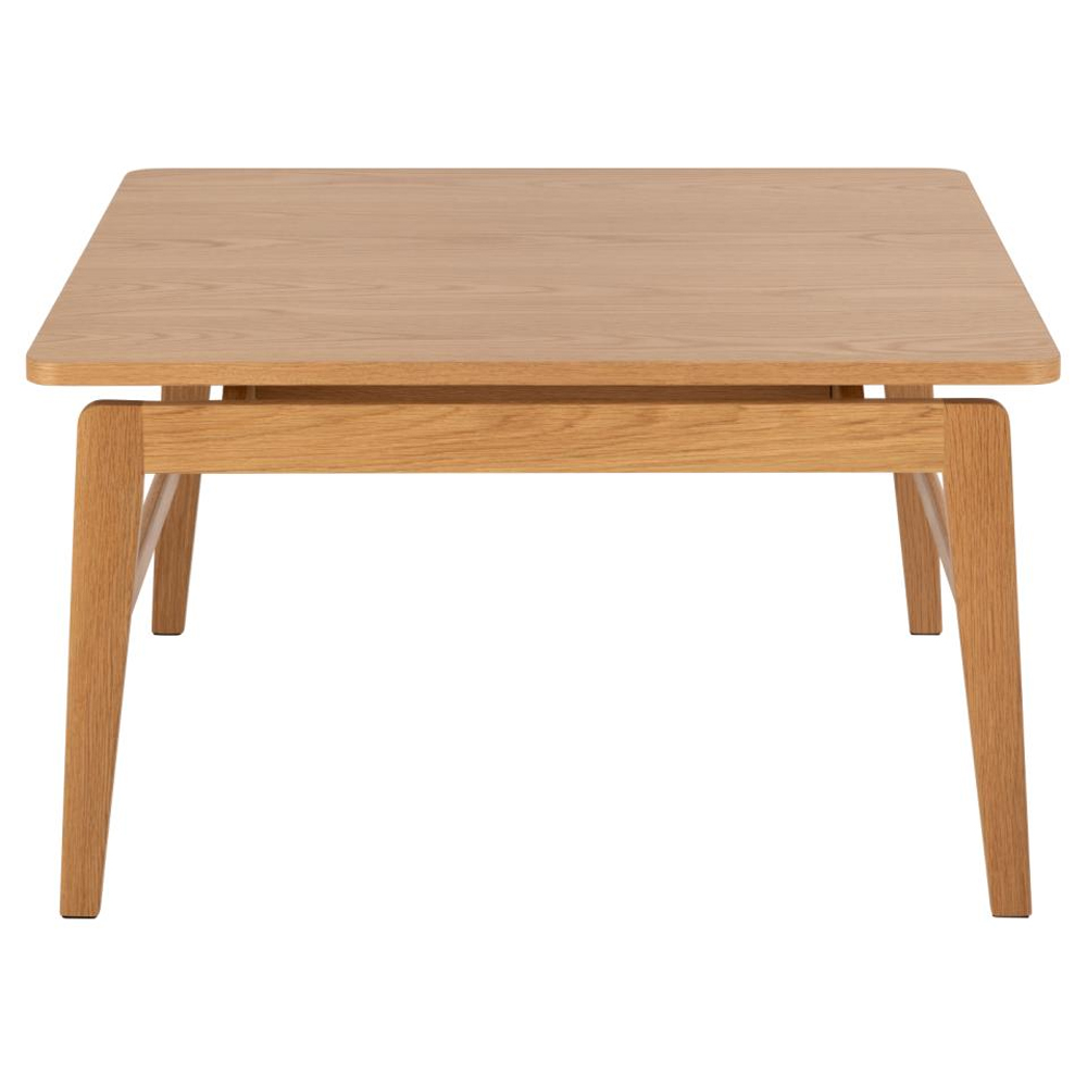 Exeter Wooden Square Coffee Table In Oak