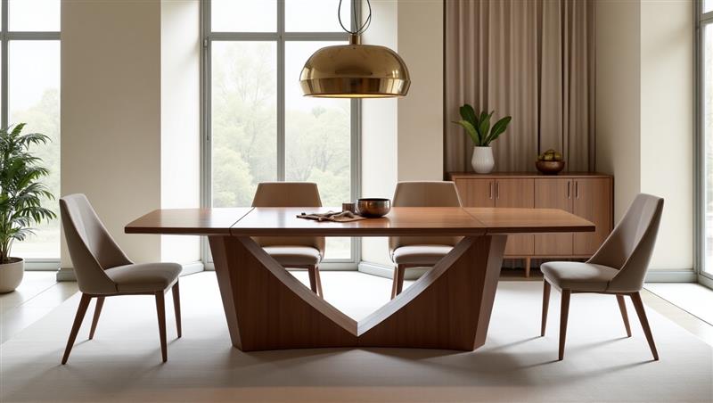 Extendable dining tables