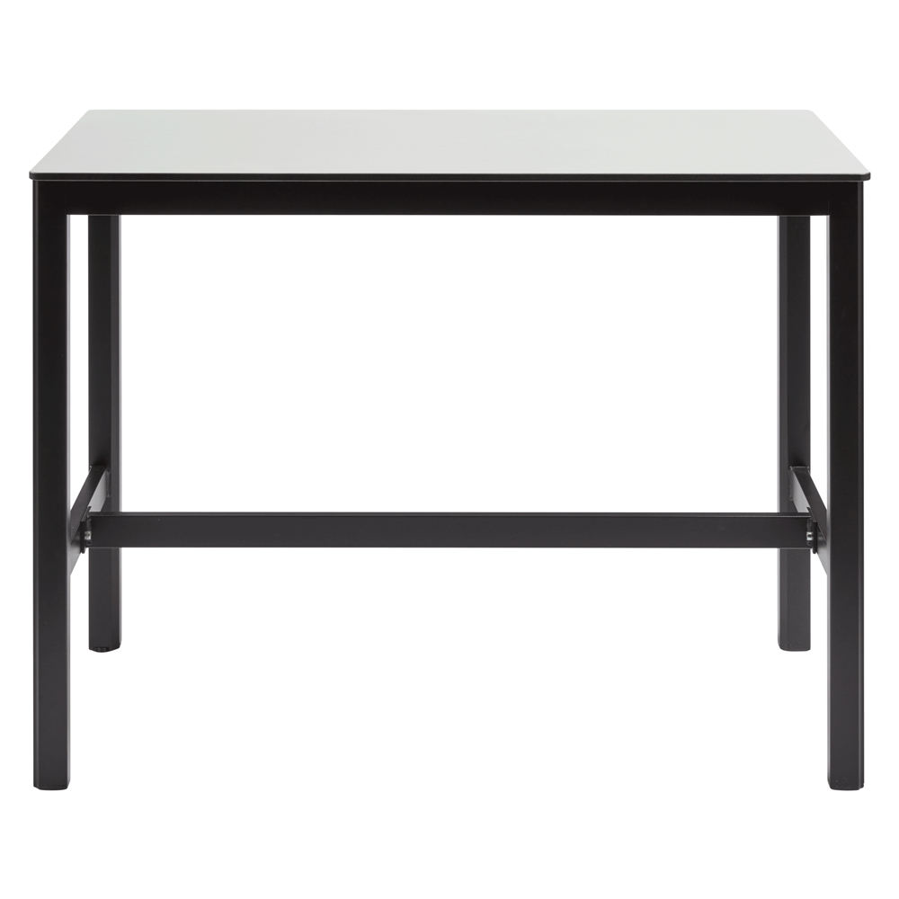 Extro 120cm Wooden Bar Table In White