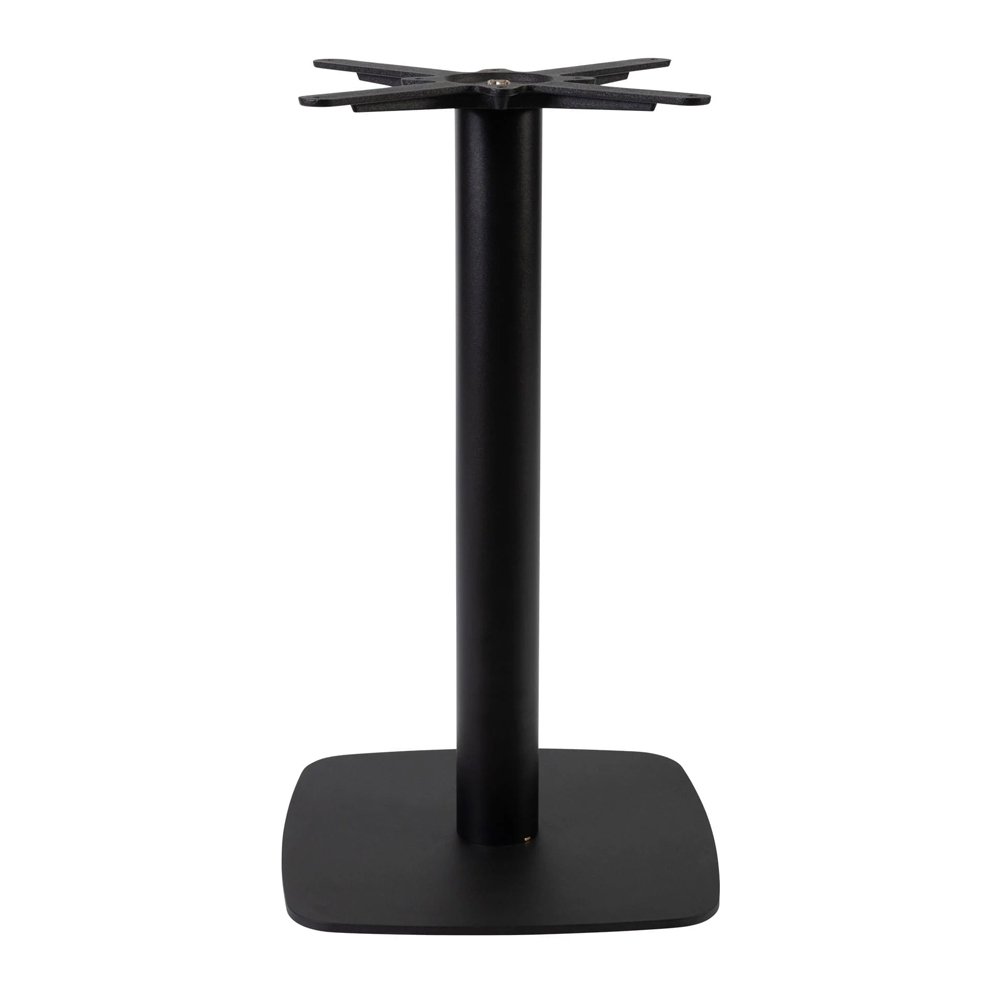 Extro 60cm Black Moon Top Dining Table with Bicton Base