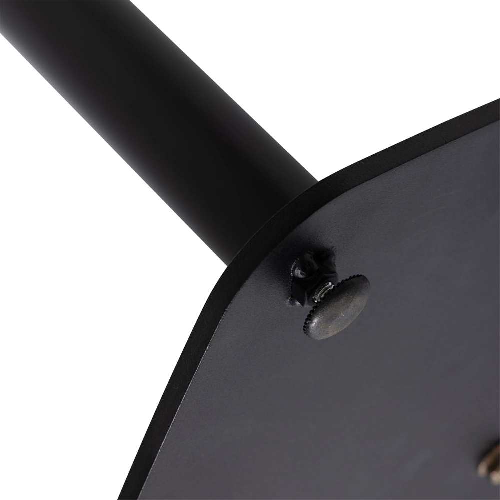 Extro 60cm Black Moon Top Dining Table with Bicton Base