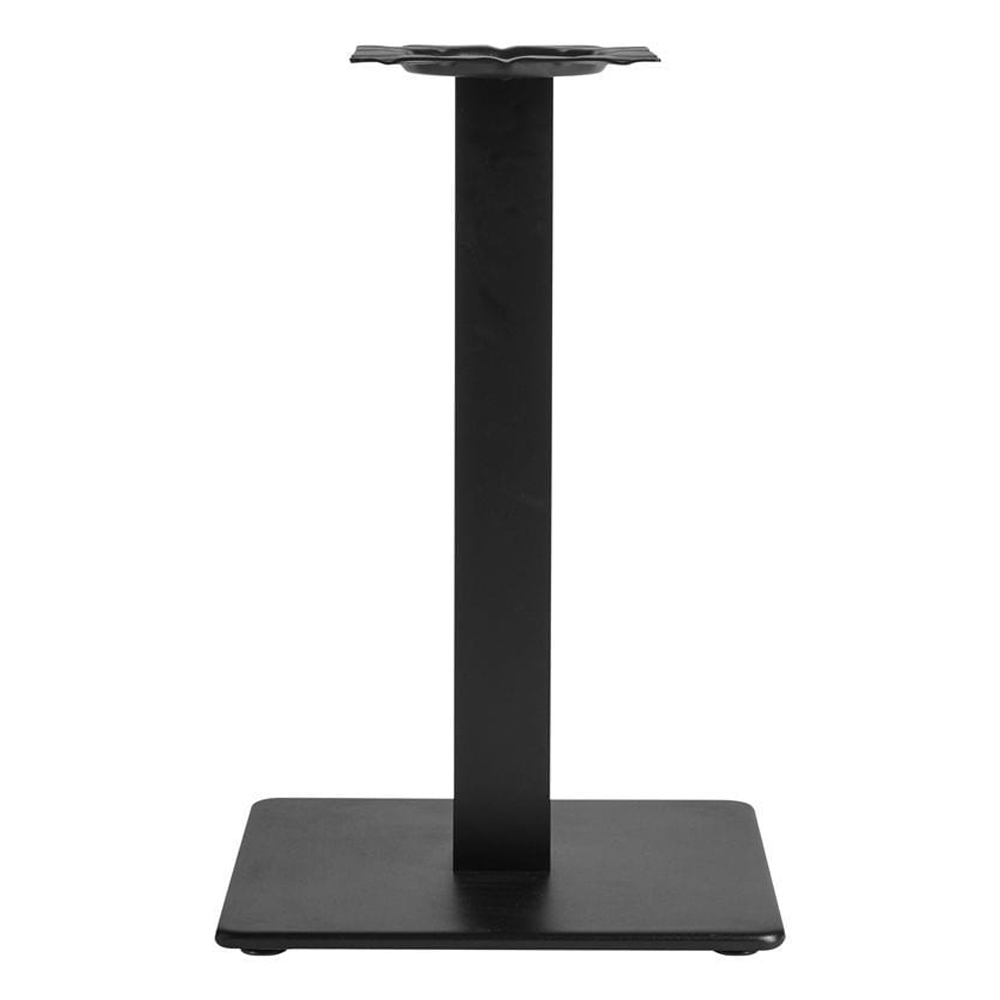 Extro 60cm White Marble Effect Top Dining Table with Akira Black Base