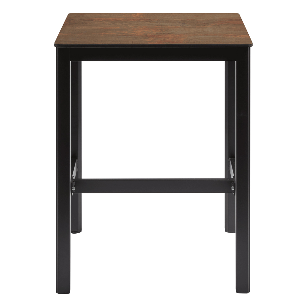 Extro 70cm Wooden Bar Table In Vintage Copper