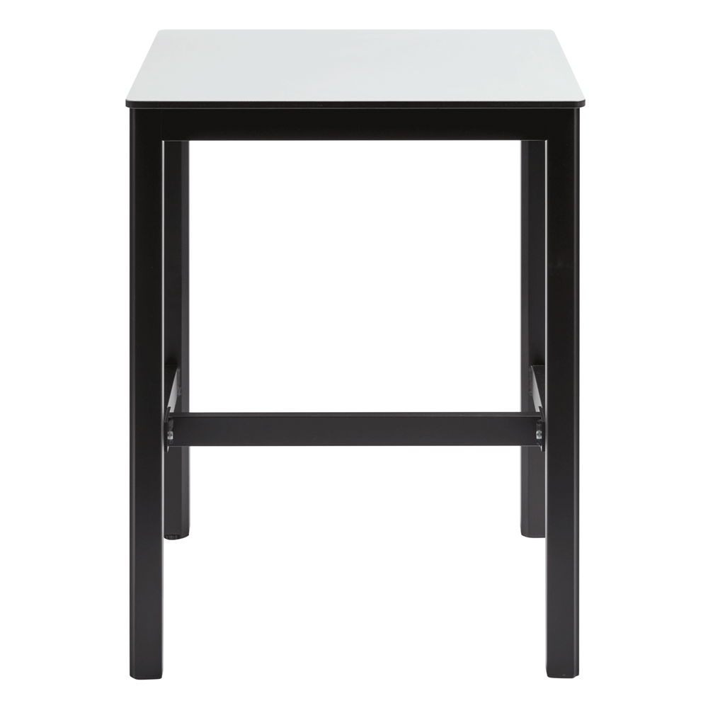Extro 70cm Wooden Bar Table In White