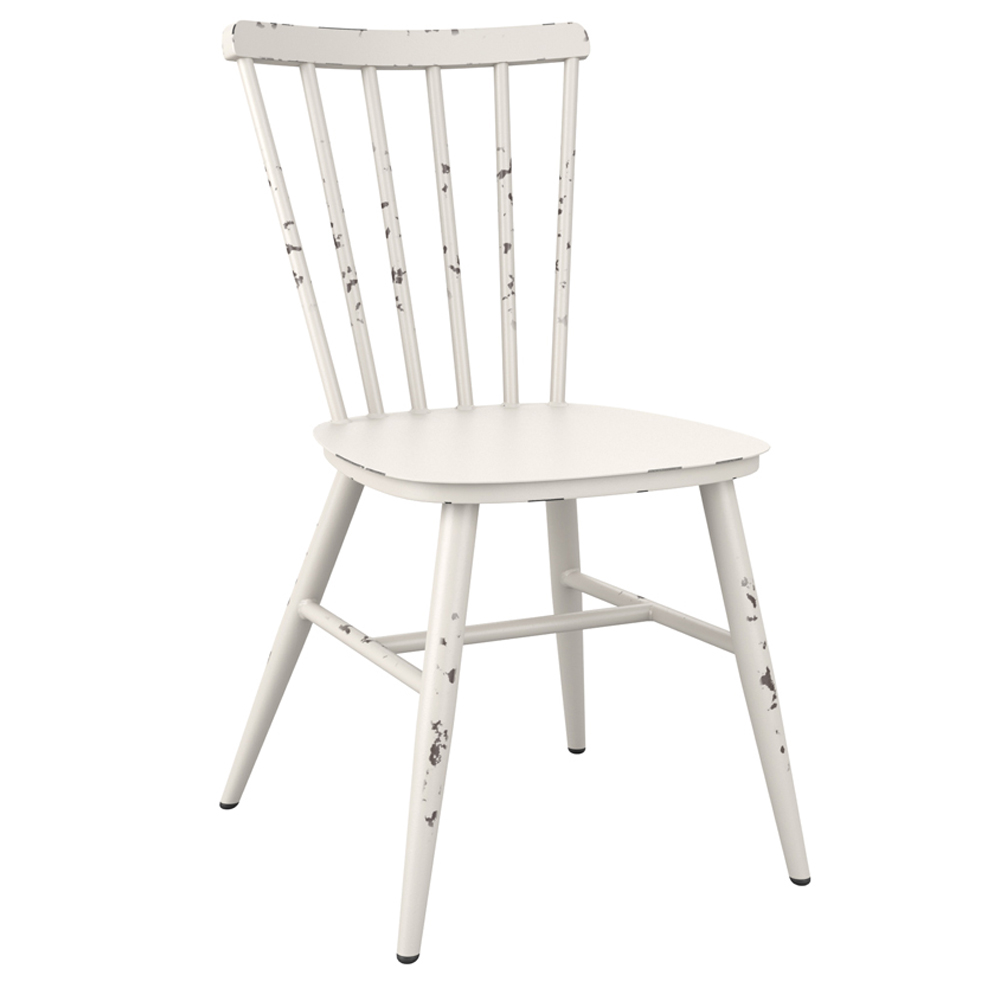 Extro Carrara Marble Top Dining Table With 4 Selden White Blue Chairs