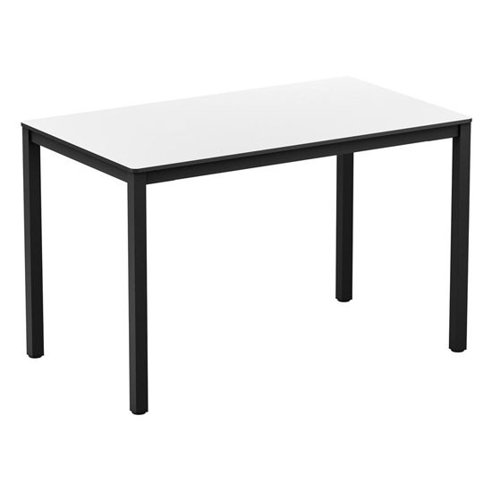 Read more about Extro rectangular wooden dining table in white