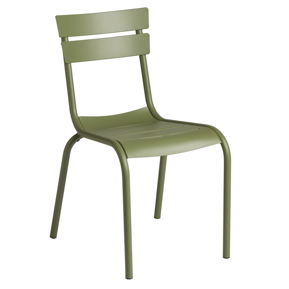 Extro Wooden Dining Table With Magnolia 4 Olive Green Chairs