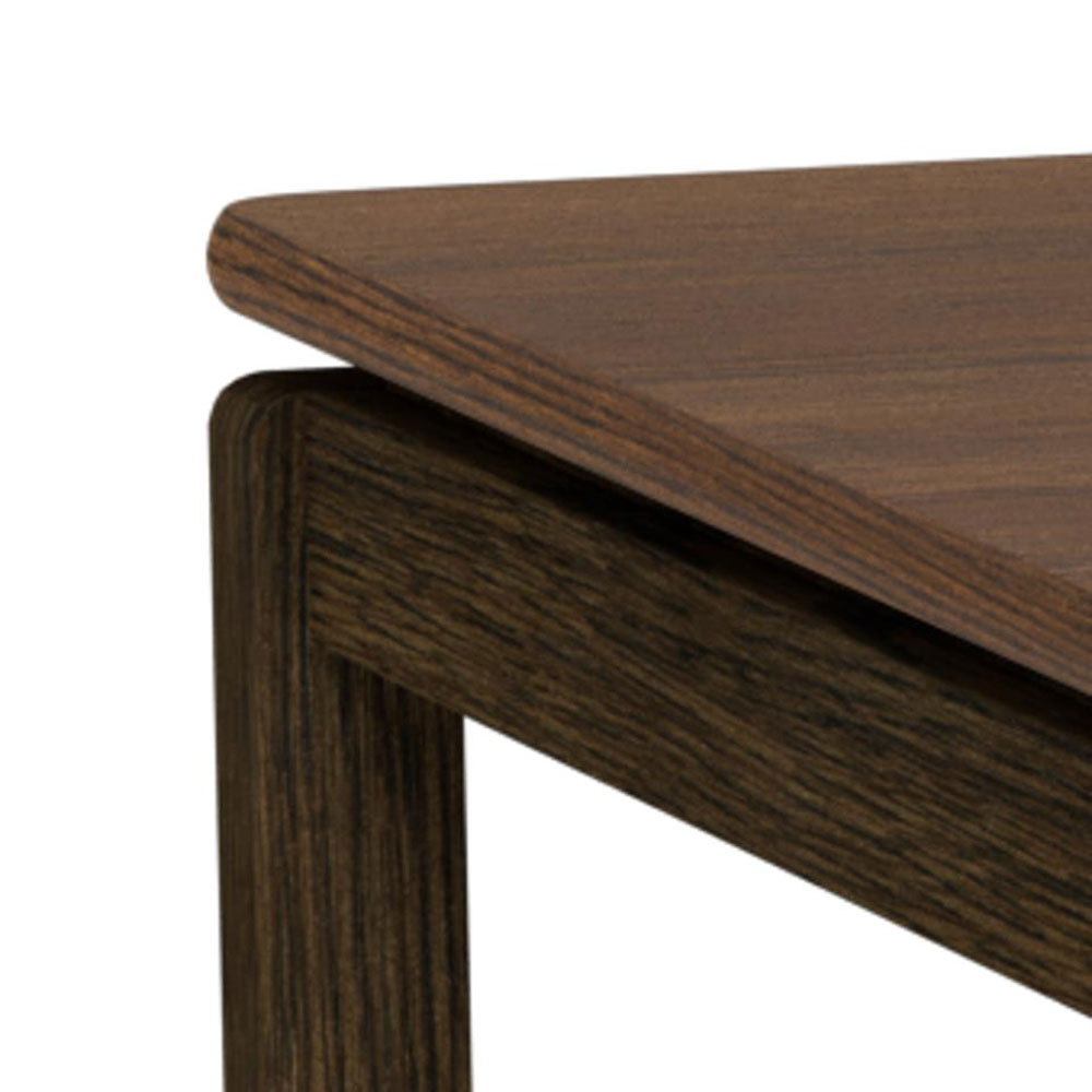Ezanor Wooden Extending Dining Table in Smoked Oak