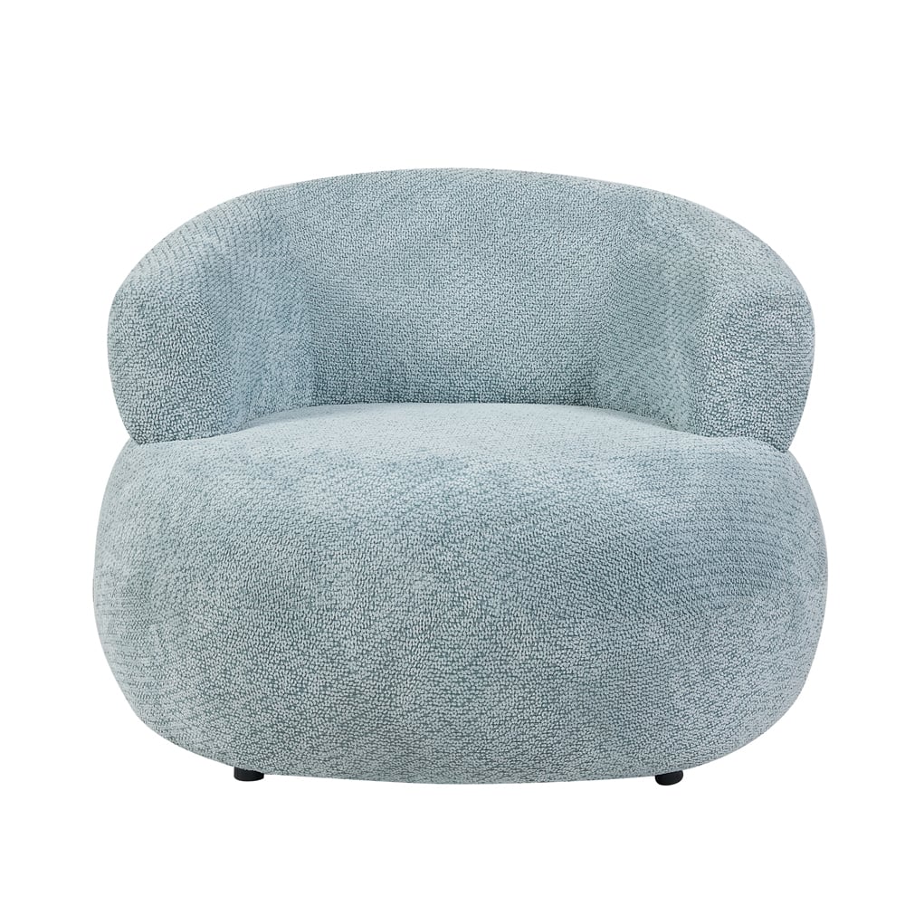 Ezrion Fabric Accent Chair in Teal