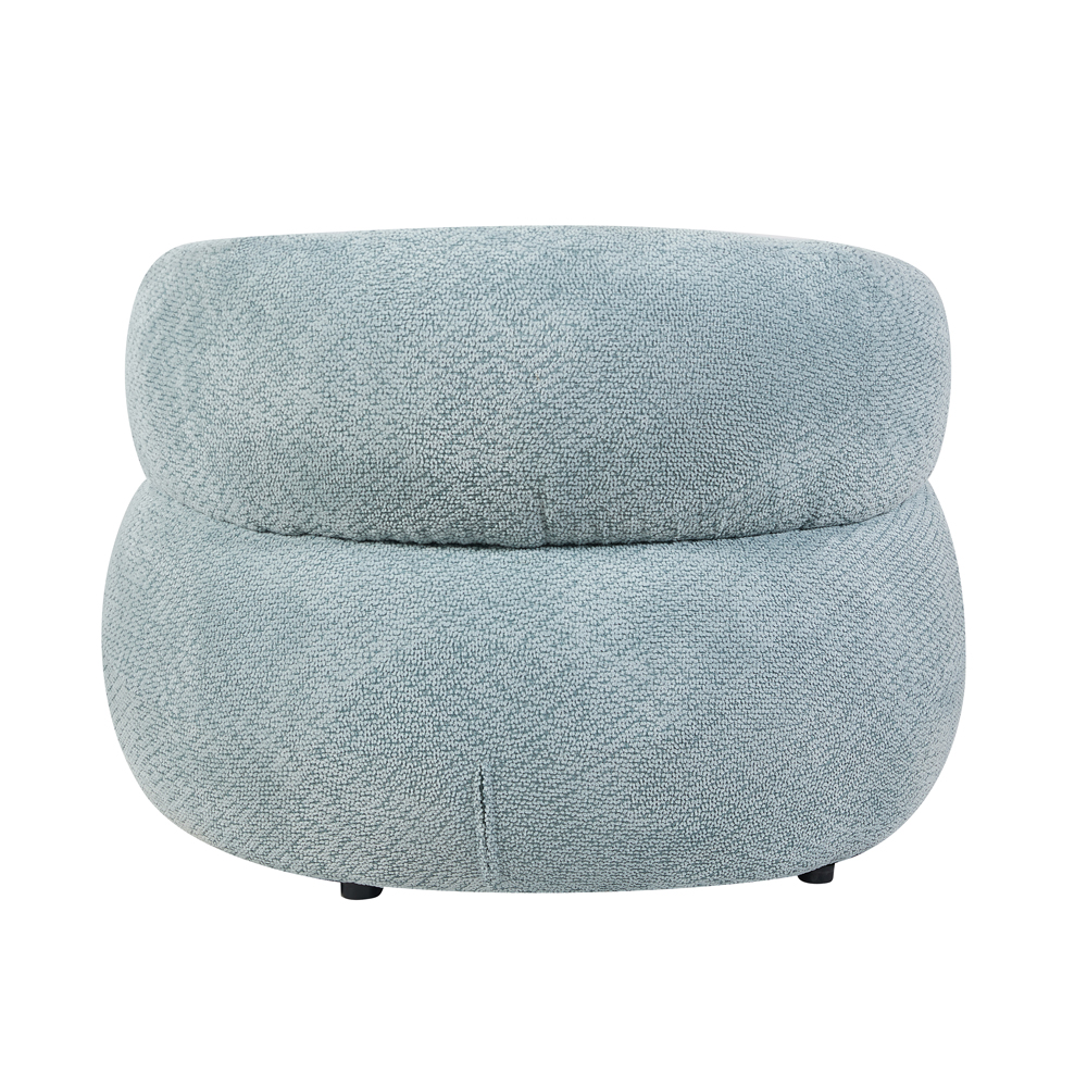 Ezrion Fabric Accent Chair in Teal