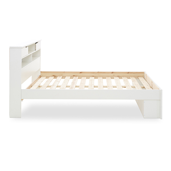 Fabio Wooden Double Bed In White_4