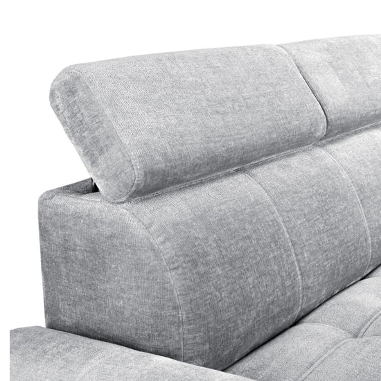 Faenza Universal Velvet Corner Sofabed In Grey_7
