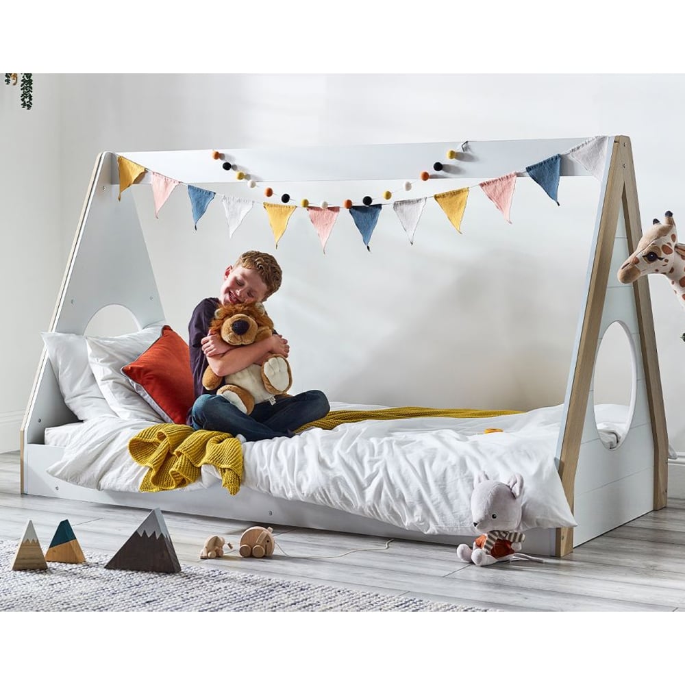 Read more about Fallon wooden children tent bed in white