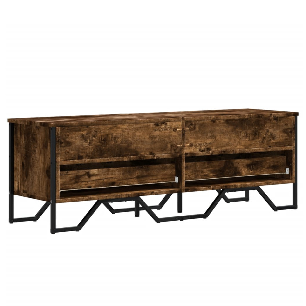 Fallon Wooden TV Stand With 2 Drawers In Smoked Oak