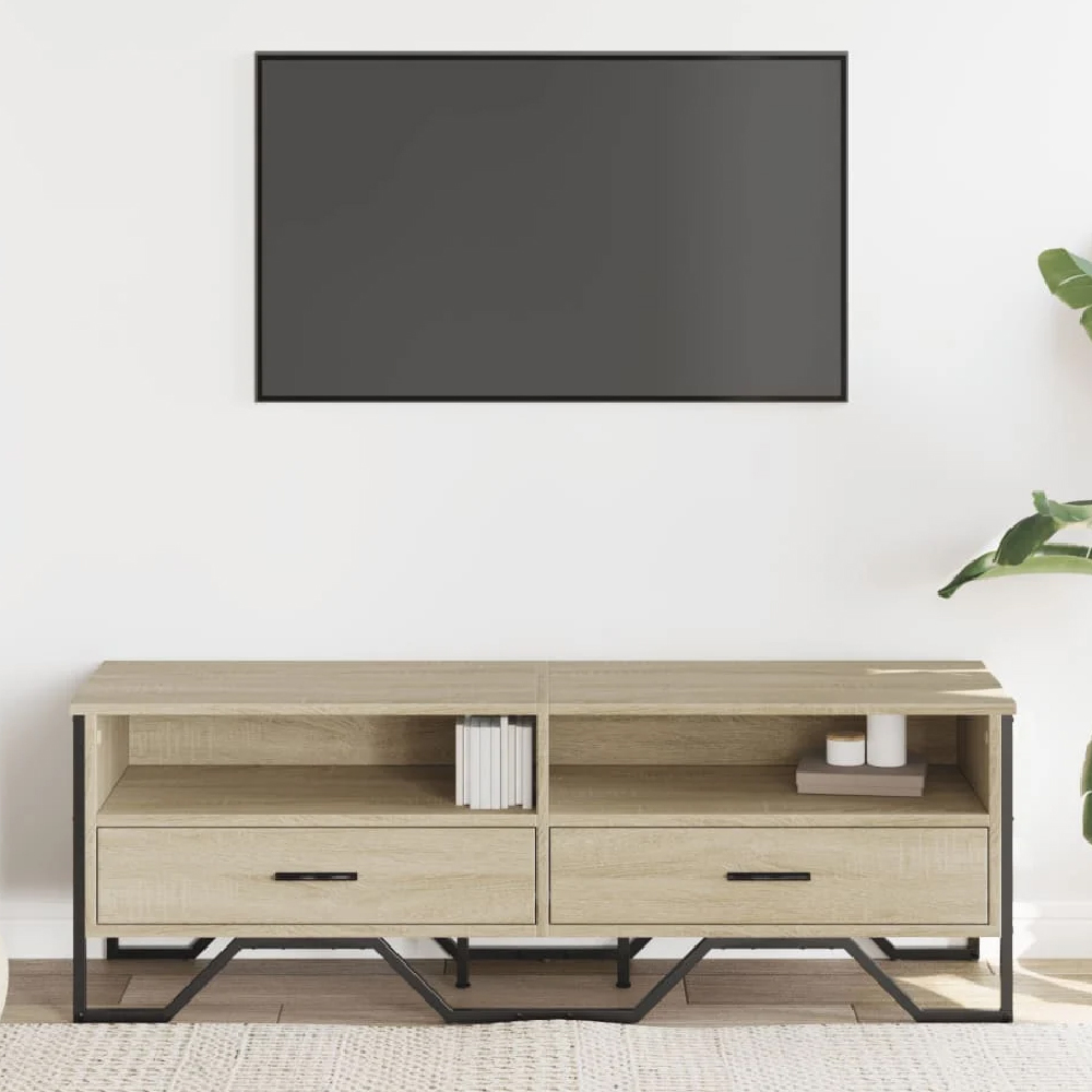 Read more about Fallon wooden tv stand with 2 drawers in sonoma oak