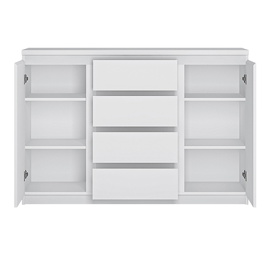 Felton Wooden Sideboard With 2 Doors In White