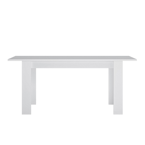 Felton Wooden Extending Dining Table In White