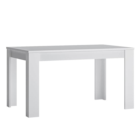 Fank Wooden Extending Dining Table In Alpine White