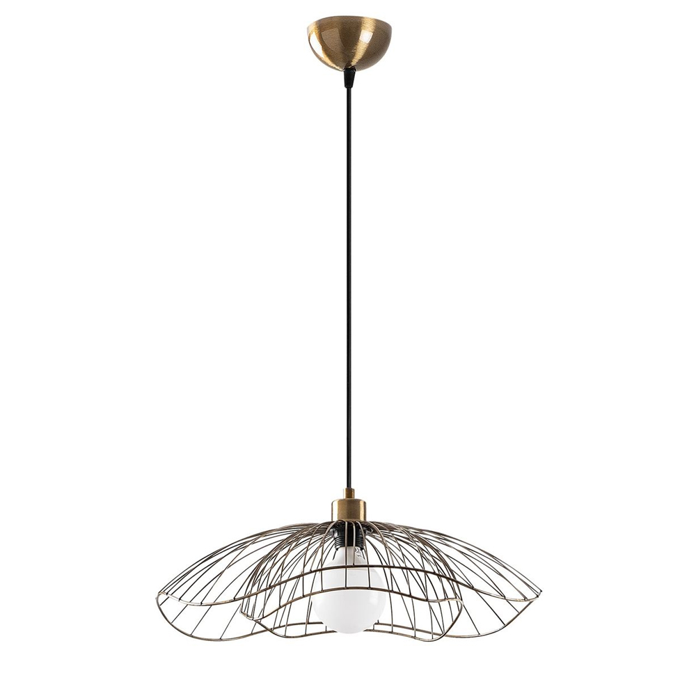 Farac Metal Ceiling Pendant Light in Vintage