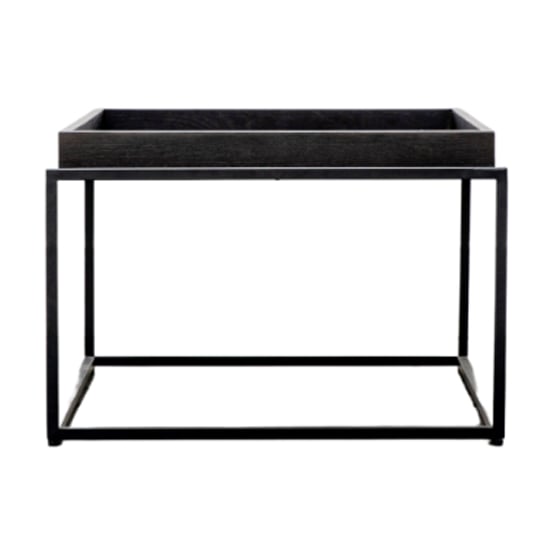 Fardon Wooden Rectangular Coffee Table In Black