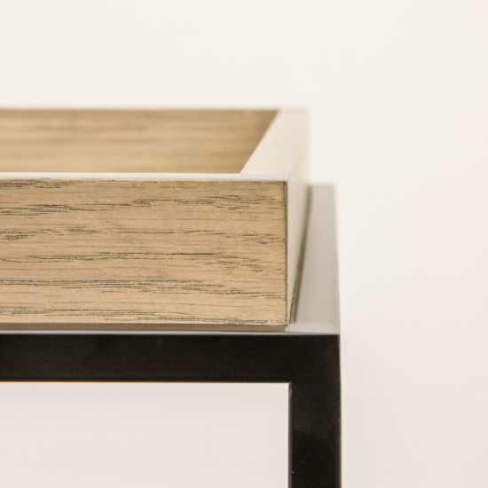 Fardon Wooden Side Table With Metal Frame In Grey Wash_5