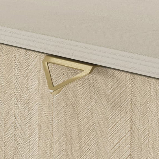 Fargo Wooden Sideboard With 1 Door 3 Drawers In Beige