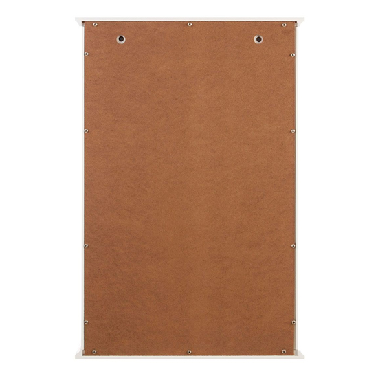 Fargo Wooden Wall Hung Bathroom Storage Cabinet In White