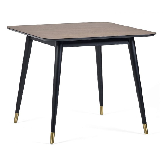 Farica Square Dining Table With 4 Daiva Blue Chairs