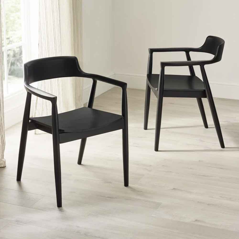 farlix black wooden dining chairs in pair-image-132411