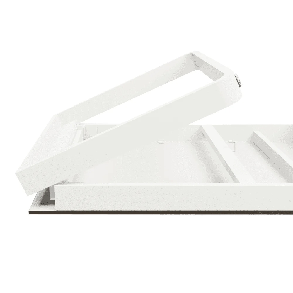 Fayette Wooden Extending Dining Table In White