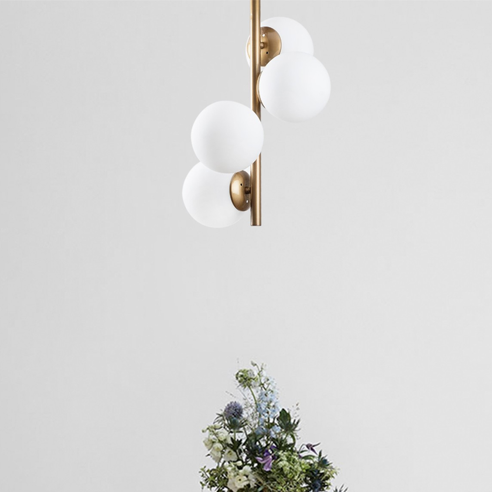 Faze Metal Ceiling Pendant Light in Gold