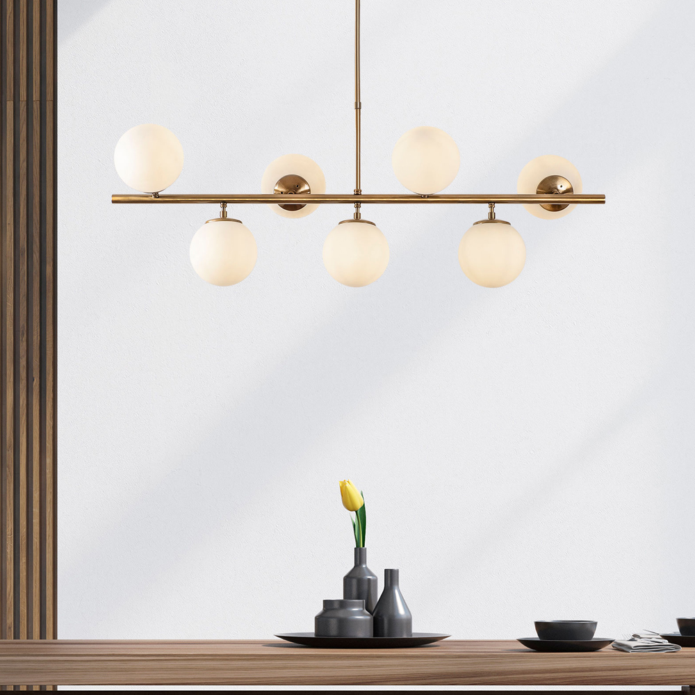 Fazli 7 Light Metal Adjustable Ceiling Pendant Light in Vintage