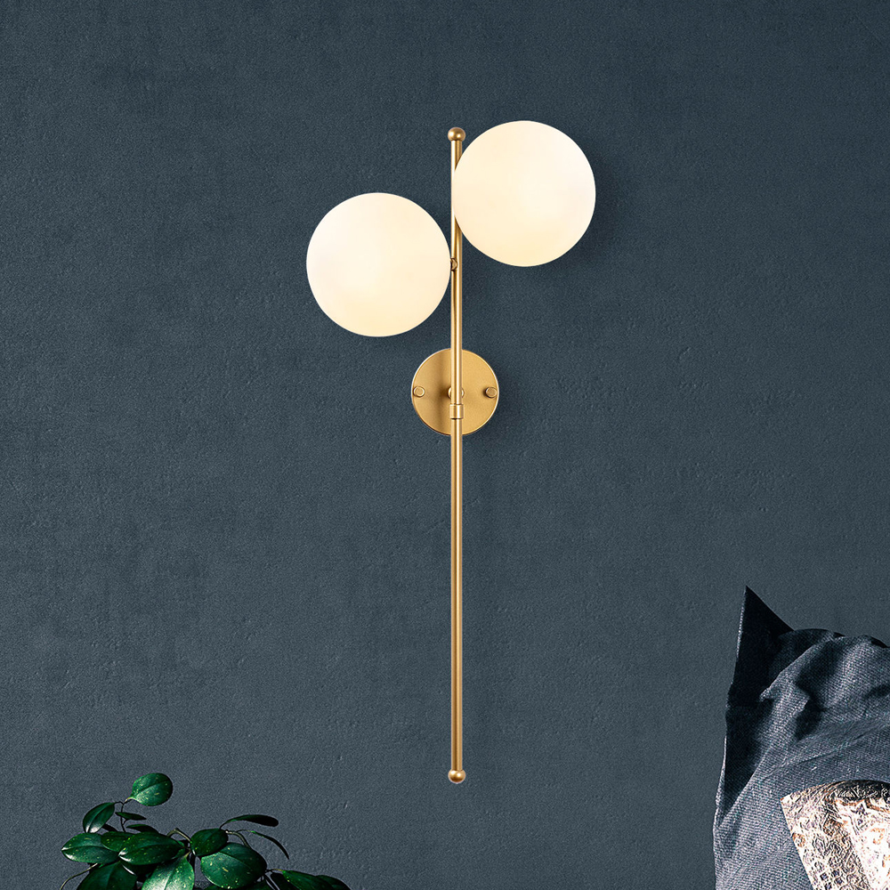 Fazli Metal Wall Light in Gold