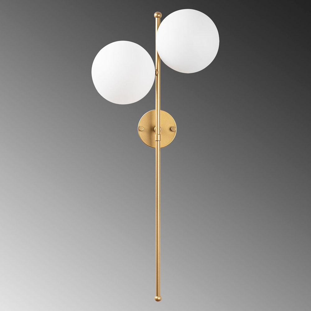 Fazli Metal Wall Light in Gold