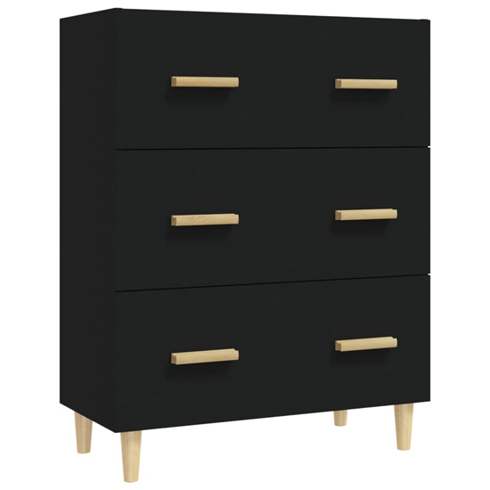 Fedra Highboard With 2 Shelves 3 Drawers In Black_5