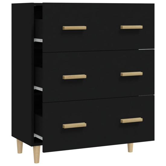 Fedra Highboard With 2 Shelves 3 Drawers In Black_6