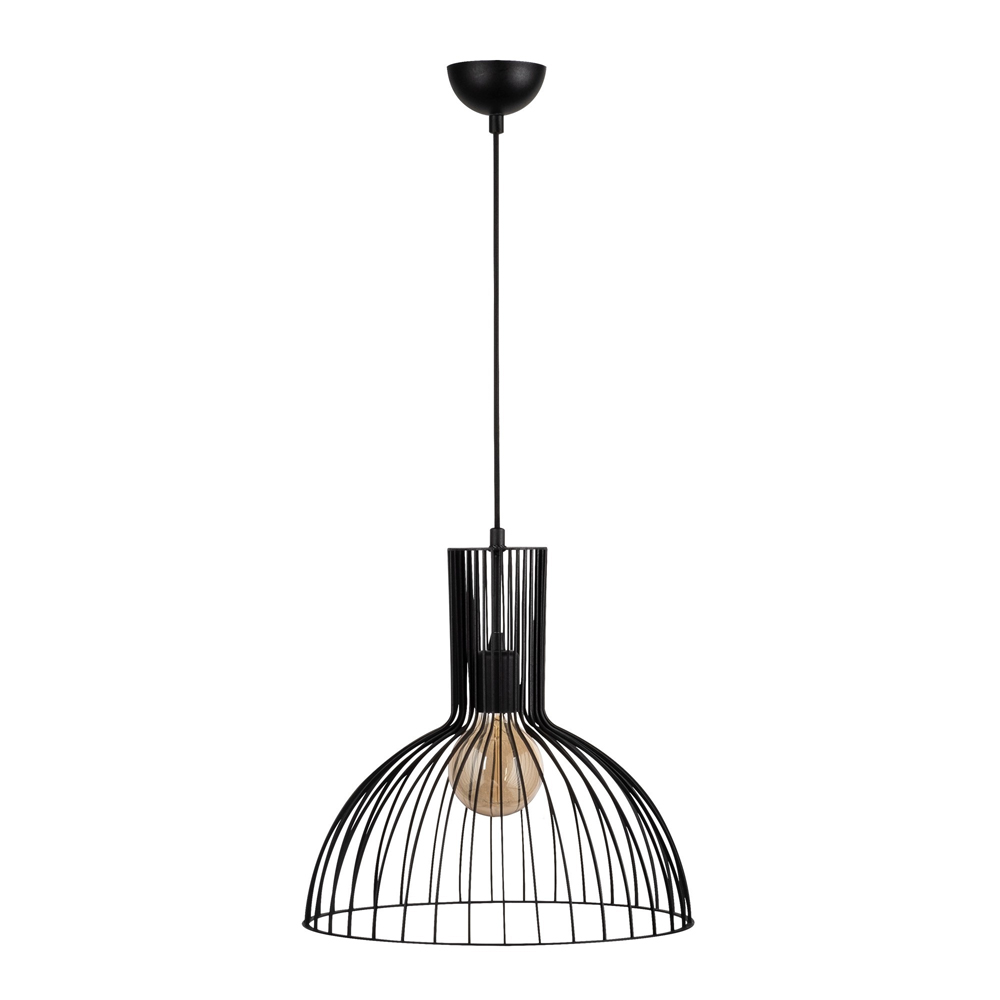 Fellini Metal Ceiling Pendant Light in Black