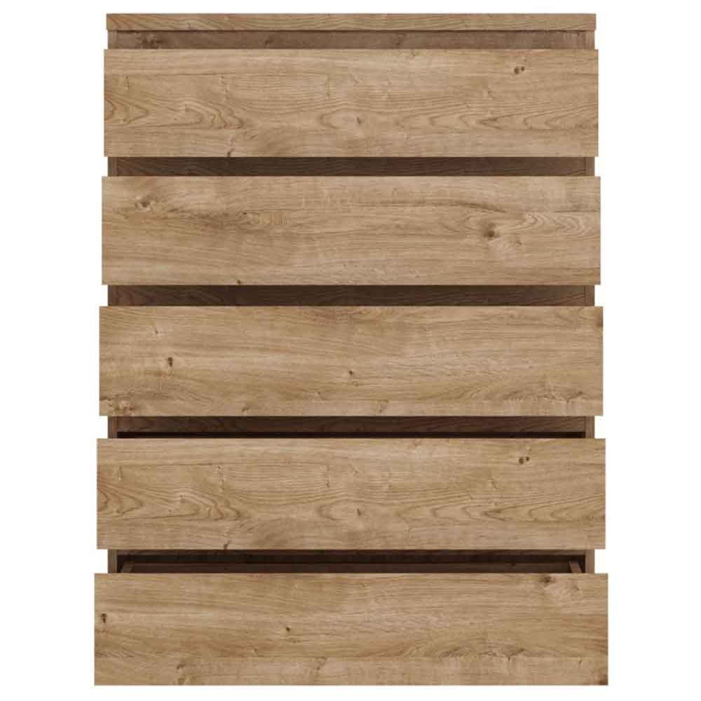 Felton Wooden Chest Of 5 Drawers In Ribbeck Oak
