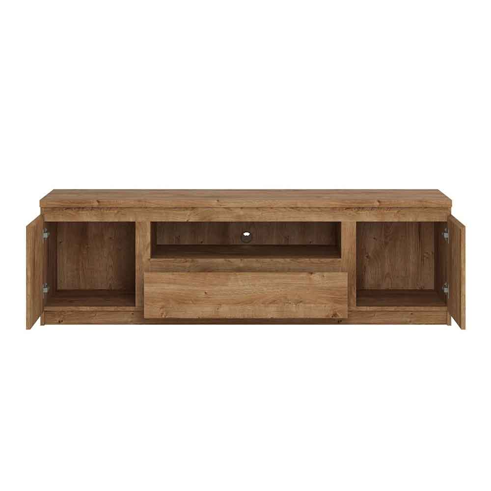 Felton Wooden TV Unit with 2 Doors 1 Drawer in Oak