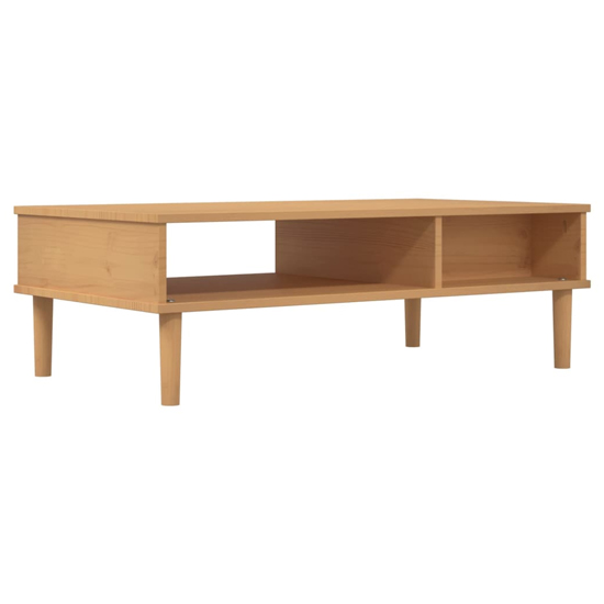 Fenland Wooden Coffee Table With 1 Drawer In Brown