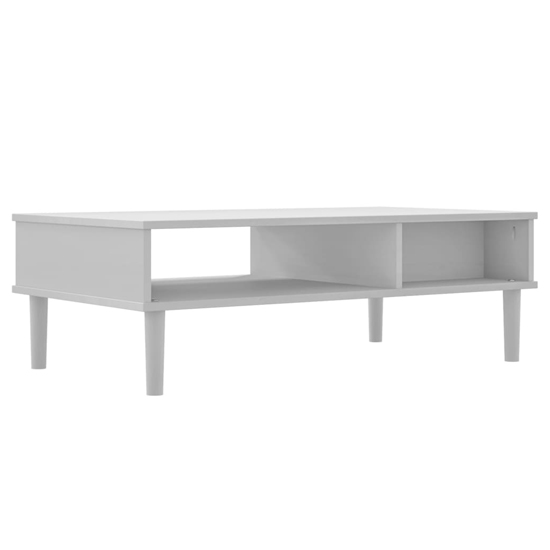 Fenland Wooden Coffee Table With 1 Drawer In White